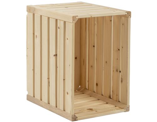 Holz Zollhaus  1/3 CH-Holzharasse, Natur 35 x 23.3 x 32 cm, Fichte/Tanne/Buche