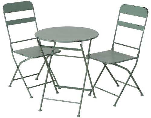 Boltze Bistrotisch Set Jugo 2 Sthle, 1 Tisch, H: 70-90