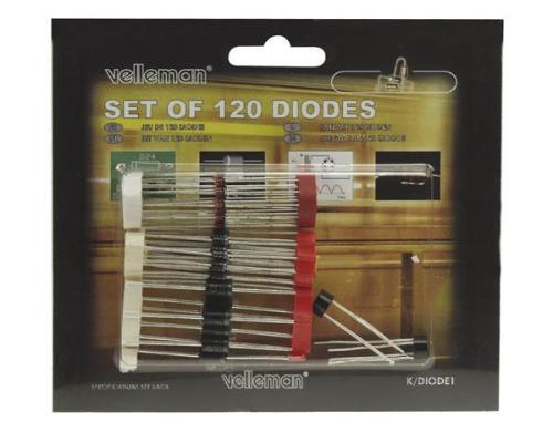 Velleman K/DIODE1 Dioden Set Menge: 120 Stck, Dioden