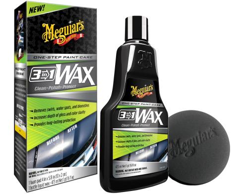 Meguiar's 3 in 1 Wax reinigt, poliert und schtz, 473ml