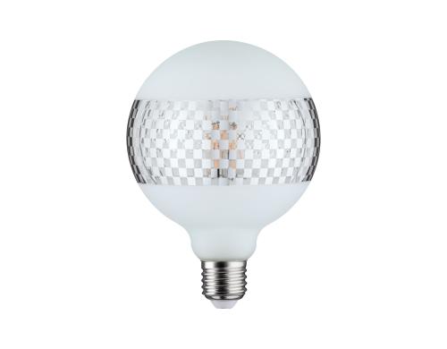 Paulmann Leuchtmittel MODERN G125 Silber 1x LED E27 4.5W 470lm 2600K, Dimmbar