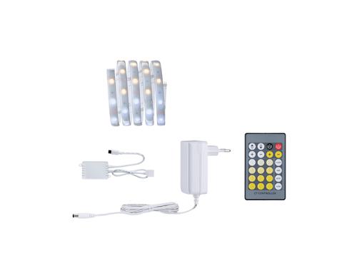 Paulmann MaxLED 250 Basisset 1,5m IP44 LED 5,5W 405lm 2700-6500K, inkl. IR-Fernb.