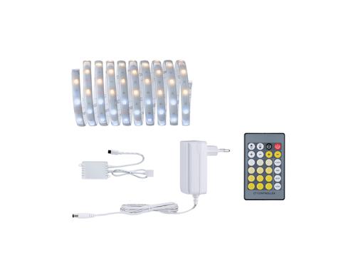 Paulmann MaxLED 250 Basisset 3m IP44 LED 11W 810lm 2700-6500K, inkl. IR-Fernbe.