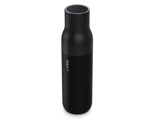 LARQ Thermoflasche Obsidian Black 500ml Edelstahl, UVC Reinigungstechnologie