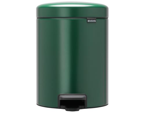 Brabantia NewIcon Treteimer 5 Liter Pine Green, Inhalt 5 Liter