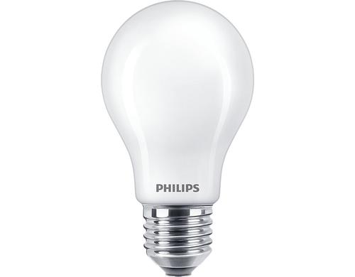 Philips LED Lampe 4.5W (40W) E27, A60, 470lm, 2700K, matt