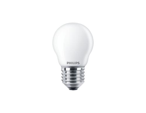 Philips LED Lampe 4.3W (40W) E27, P45, 470lm, 2700K, matt