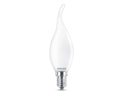 Philips LED Lampe 2.2W (25W) E14, BA35, 250lm, 2700K, matt