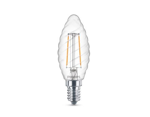 Philips LED Lampe 2W (25W) E14, ST35, 250lm, 2700K, klar