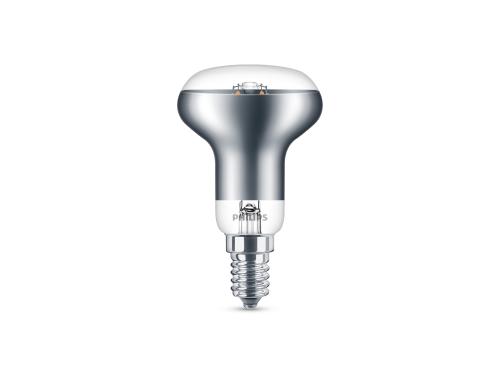 Philips LED Lampe 2.8W (40W) E14, R50, 210lm, 2700K, klar, 2er