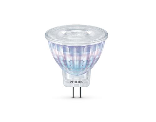 Philips LED Lampe 2.3W (20W) GU4, MR11, 184lm, 2700K, klar