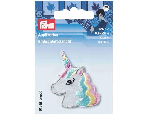 Prym Applikation, Einhorn Kopf pastell