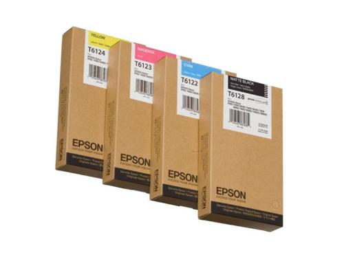 Tinte Epson T612800, schwarz Stylus Pro 7400/7450/9450 200ml