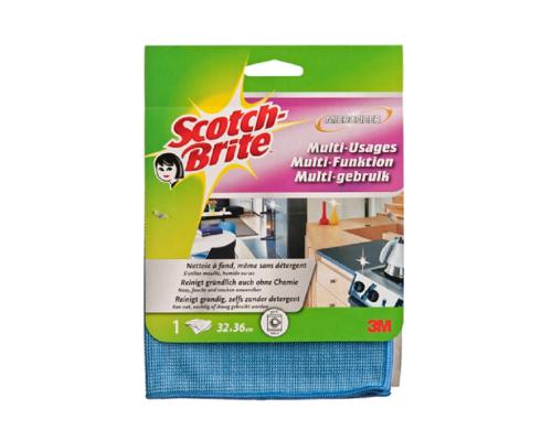 3M Scotch-Brite Mikrofasertcher All-in-One Tuch, 1 Stck, farbig sortiert