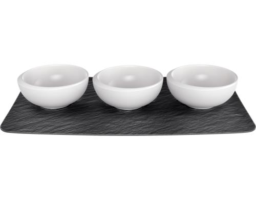 Villeroy & Boch New Moon Dipschlchen Porzellan, Set 4tlg