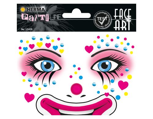 Herma Tattoos Face Art Annie 1 Blatt, Material: Folie