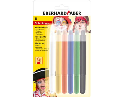 Eberhard F. Schminkstifte drehbar 6er Blisterkarte