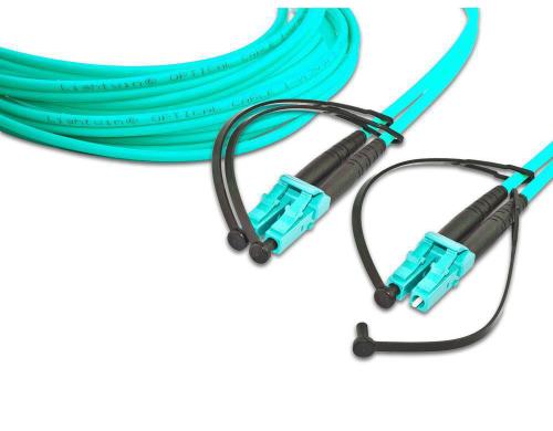 Lightwin LWL Duplex Patchkabel, 10Gbps Multimode 50/125m, LC-LC, 1.0m OM3