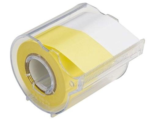 NT Cutter Yamato selbstklebende Haftnotiz 1 Rolle, white and yellow, 25mm