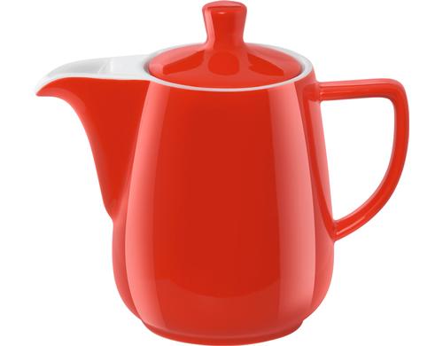 Melitta Kaffeekanne aus Porzelan rot splmaschinen-,Mikrowellengeeignet