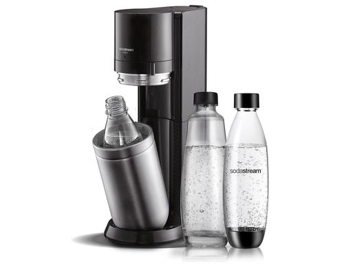 Sodastream DUO black inkl. 60L Zylinder, 1L Glaskar, 1LFlasche