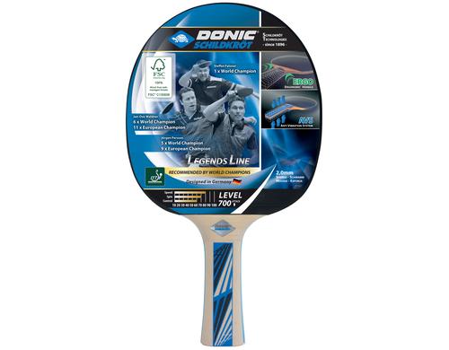 DONIC Schildkrt TT-Schlger Legends 700 Schwammstrke: 2.0 mm