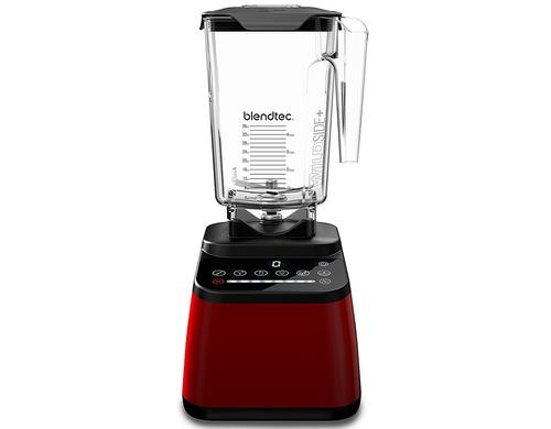 Blendtec Standmixer Designer 650 1560W, 2.6l, BPA frei, 6 Programme, rot