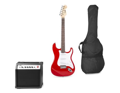 MAX GigKit E-Gitarrenset, rot