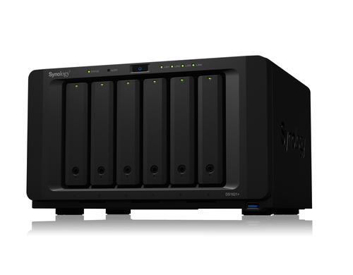 Synology DS1621+, 6-bay NAS 2x M.2 2280 Slots fr NVMe SSD