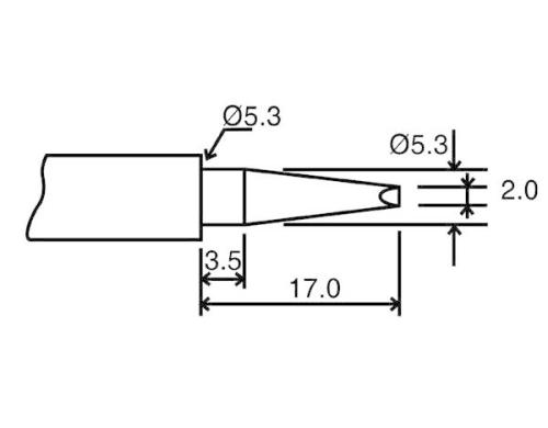 Velleman BITC10N4 Ersatzspitze fr LAB1 und VTSSC40N