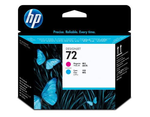 HP Druckkopf Nr.72 - Magenta+Cyan (C9383A) zu DesignJet T1100