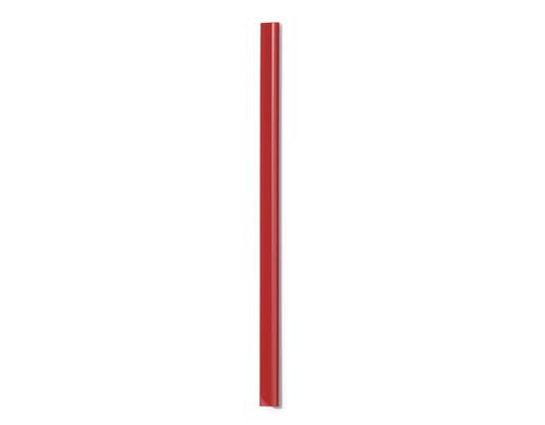 Durable Klemmschiene 6 mm rot, 50 Stck