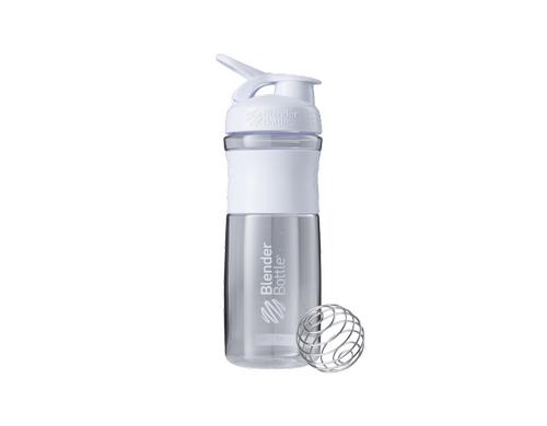 BlenderBottle SportMixer Titan Grip, White