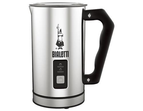 Bialetti Milchschumer elektrisch MK01 Edelstahl, Antihaft, 240ml Fassungsvermgen