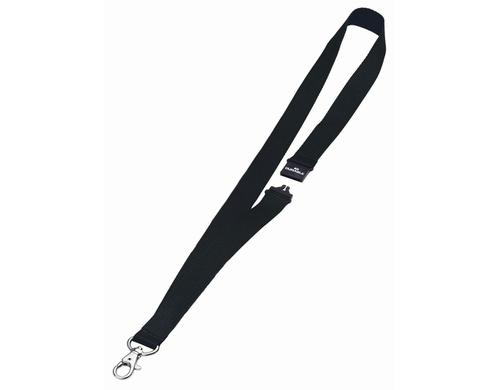 Durable Textilband fr Namensschilder 10 Stck, Lnge: 44cm, Farbe: Schwarz