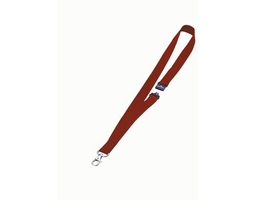 Durable Textilband fr Namensschilder 10 Stck, Lnge: 44cm, Farbe: Rot