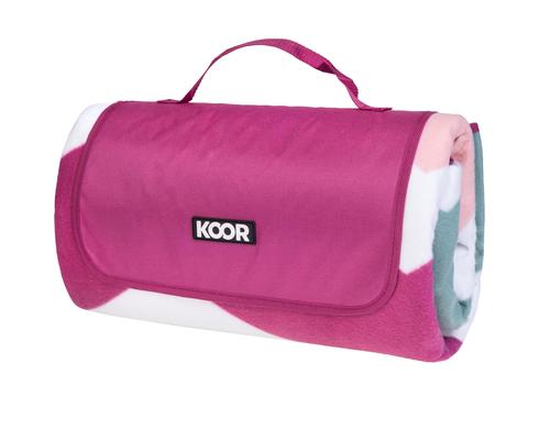 KOOR Picknickd. Monte Magenta 200x200 cm 200x200cm, 100% Polyester