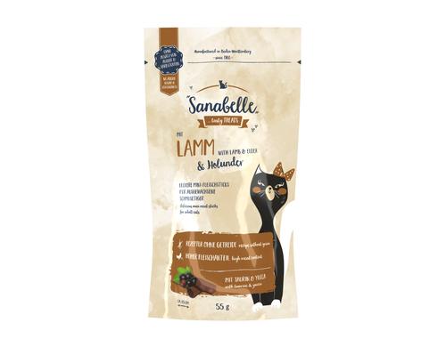 Sanabelle Katzen Snack Lamm & Holunder 55g