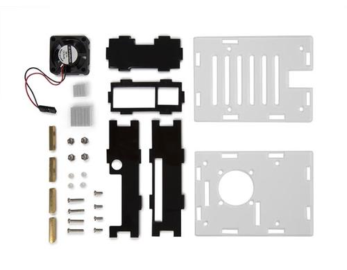 Whadda TRANSPARENT CASE WITH COOLING FOR RASPBERRY PI 4