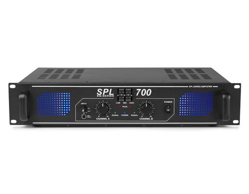 Skytec SPL 700 2-Kanal Endstufe 2x 350W, EQ