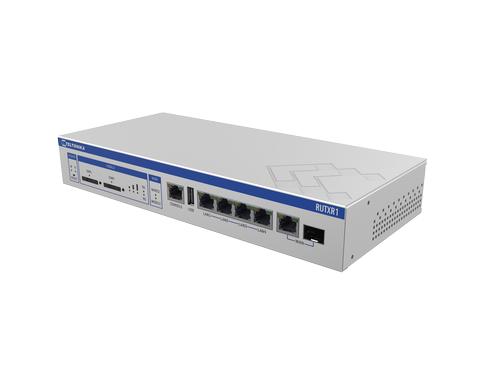 Teltonika LTE &WLAN Industrierouter RUTXR1 Cat.6 LTE/3G/2G, 4GE, 5xGE, SFP, WLAN-AC