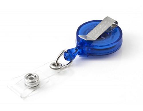 KEY-BAK Ausweishalter mit Grtelclip fr Badge, blau, 1 Stck