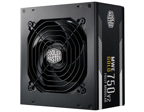 Netzteil Cooler Master, MWE Gold V2 750W 1x12.0cm Lfter, 12xSATA, aktiv PFC, ATX