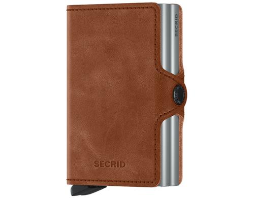 SECRID Twinwallet vintage cognat-silver