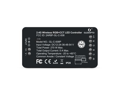 GLEDOPTO ZigBee Pro Vorschaltgert ZigBee 3.0, 12/24V, RGB+CCT, Hue kompatibel