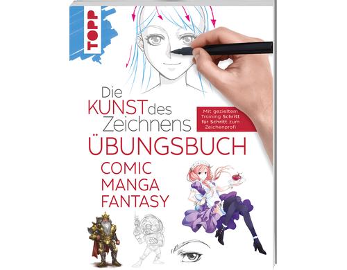 Topp Buch die Kunst des Zeichnens Comic Manga Fantasy, bungsbuch, 112 Seiten