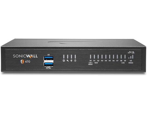 SonicWALL TZ-470 TotalSecure Essential Appliance, w/EPSS, 1yr