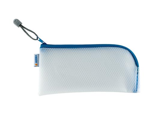 Herma Etui Mesh Bag 23 x 11 cm Material: EVA, Farbe: Blau