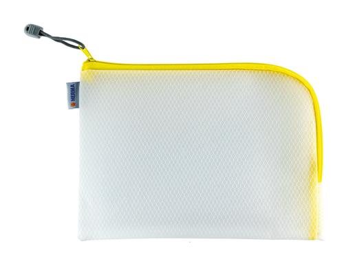 Herma Etui Mesh Bag 26 x 20 cm Material: EVA, Farbe: Gelb