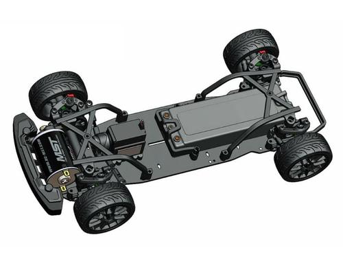 MST TCR-M Chassis Kit Bausatz, 1:10, FF/MR/RR